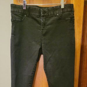 Juicy Couture skinny jeans black womens 12